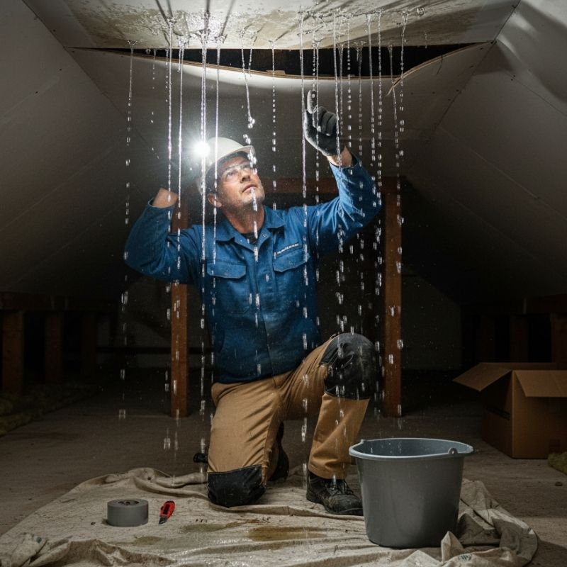 Lekherstelling – Service gespecialiseerd voor een onmiddellijk waterdicht dak en geen verdere waterschade